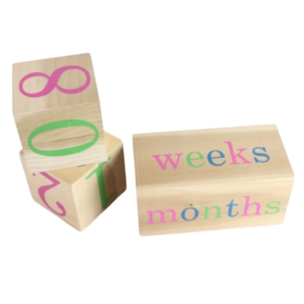 🌿BB Blocks Age Blocks - Blue & Pink (Week, Month, Year)🌿